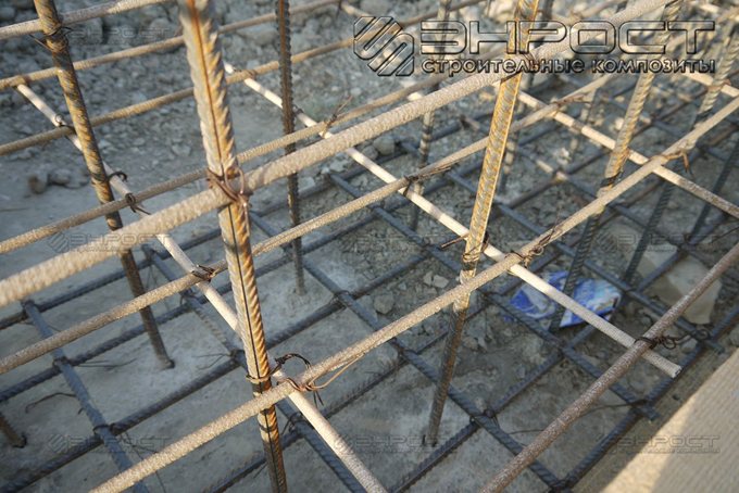 Применение стеклопластиковой арматуры "ROCKBAR" в фундаменте дома, г. Новороссийск